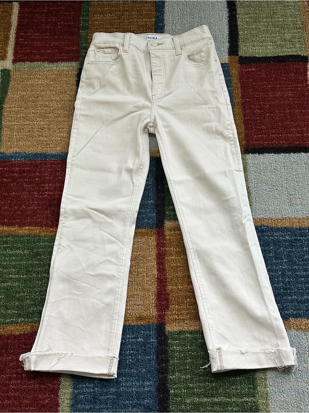 pistola Off-White Straight Leg Jeans